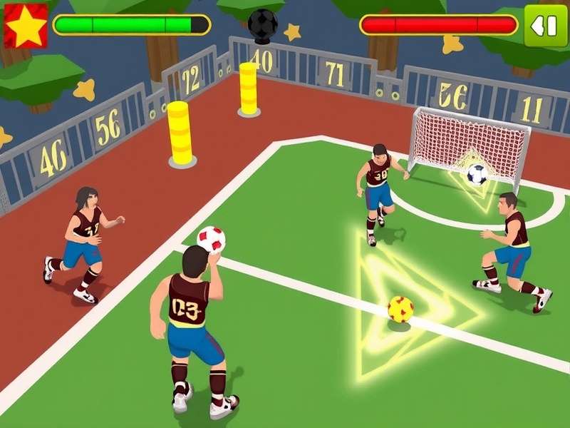 Handball Warriors Gameplay Screenshot
